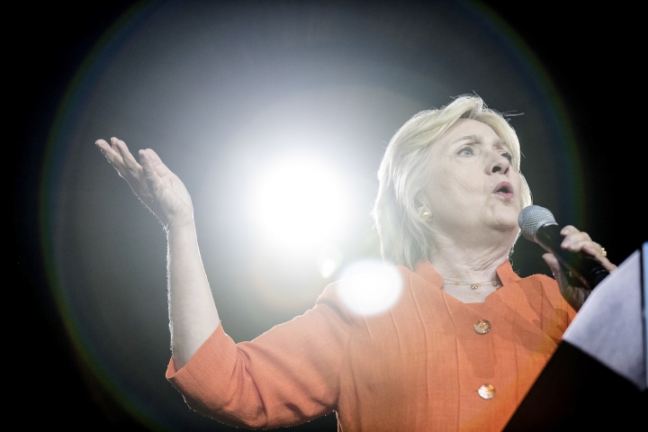 Trump on sidelines as Clinton fills Olympics airtime