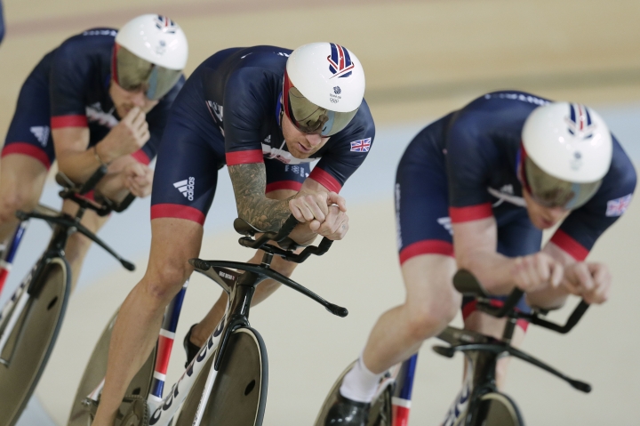 Americans' high-tech bike highlights start of track program