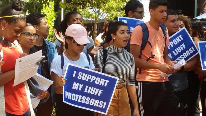 Professors locked out of classrooms over labor dispute