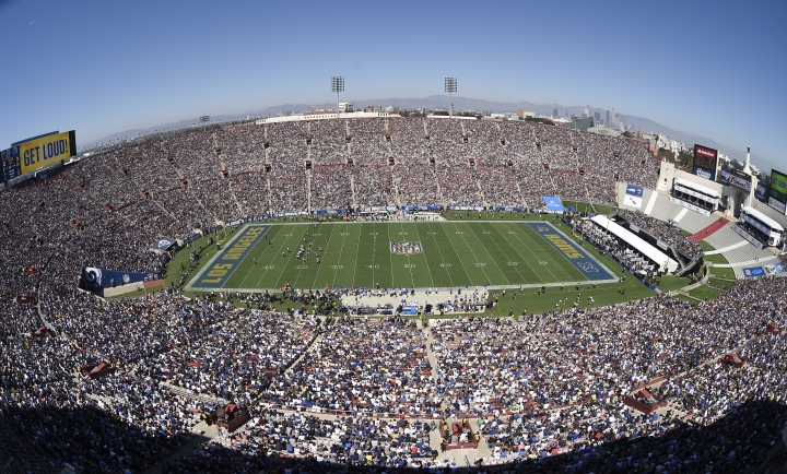 Los Angeles Rams' home opener tempts Emmy Awards guests