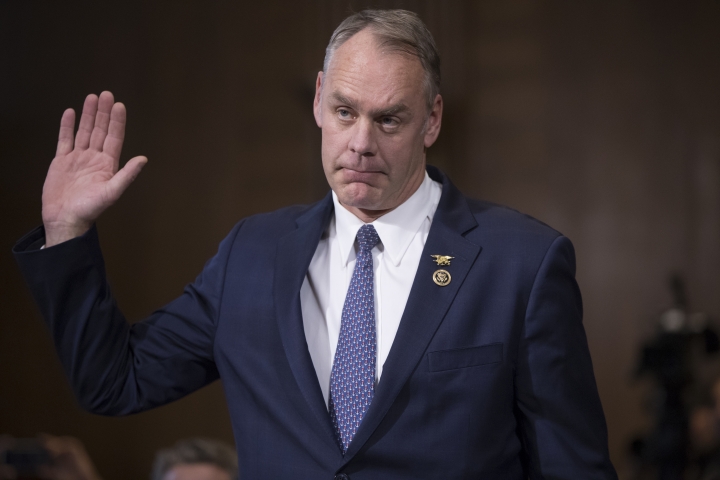 Interior nominee Zinke disputes Trump on climate change