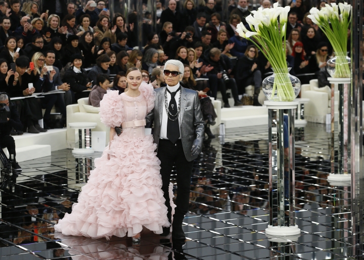 Lily-Rose Depp emerges as star of Deco-inspired Chanel show