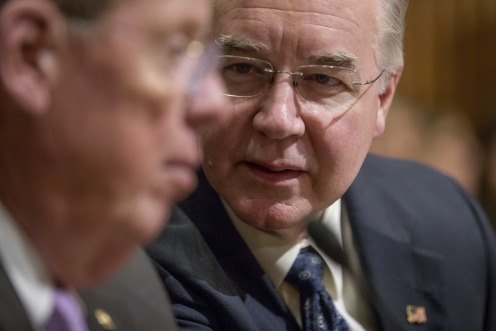 Trump health pick gives Dems few details on health overhaul