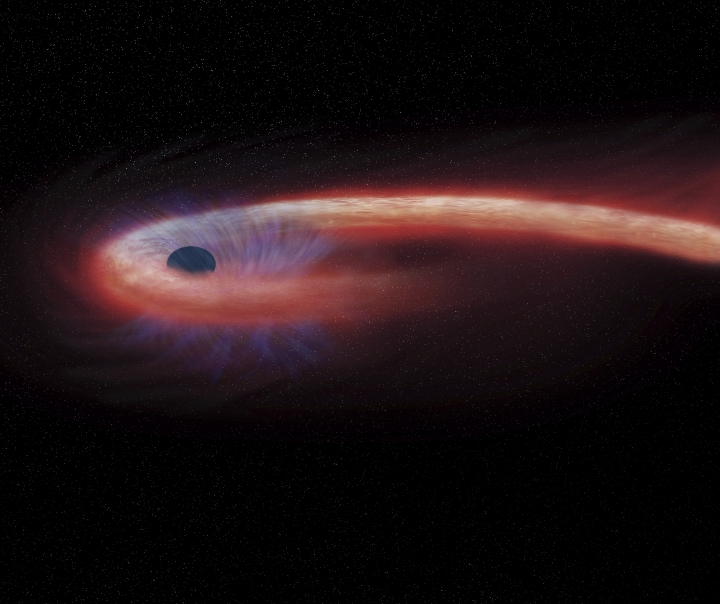 Binge Eater: Black hole taking over decade to devour star