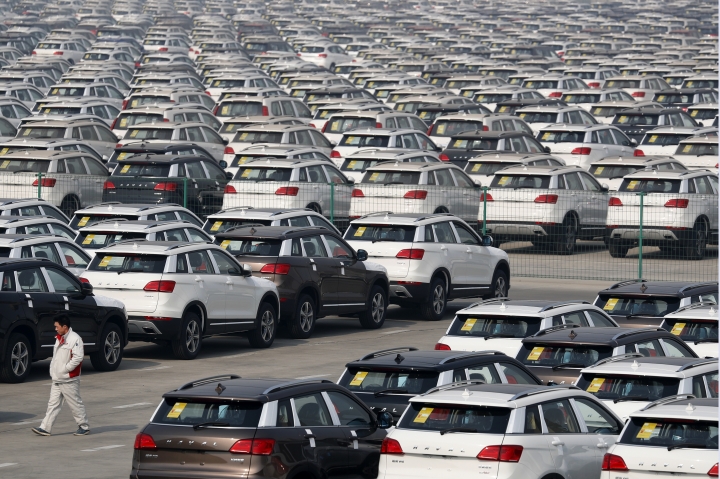 Chinese auto sales weaken sharply in March after tax rise