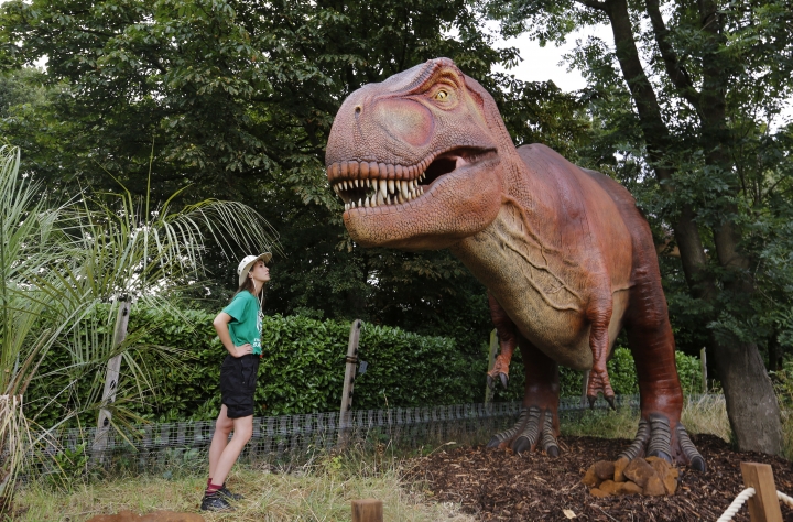 London Zoo welcomes a new kind of visitor: Robotic dinosaurs