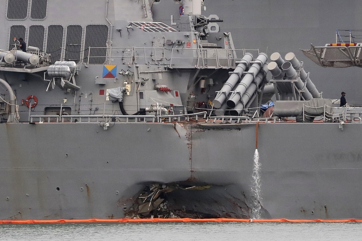 Divers find remains of all missing from USS McCain collision