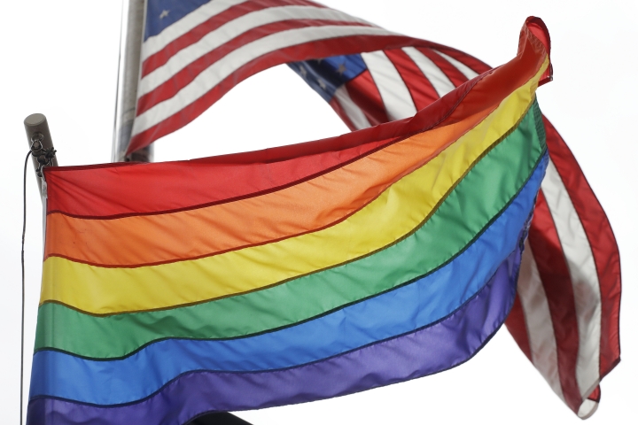 Rainbow flag flies at US monument, but not on federal land