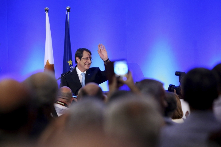 Cyprus president, 71, declares bid for second 5-year term