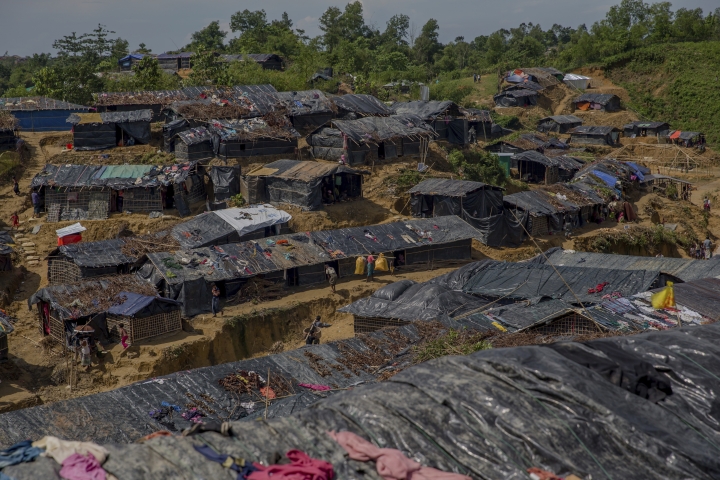 Wild elephants attack Rohingya camp, killing 4 in Bangladesh