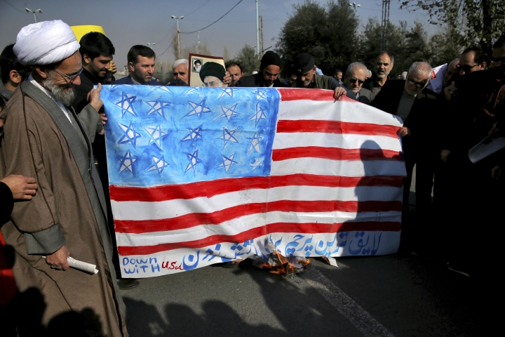 The Latest: Iran complains about UK coverage of protests